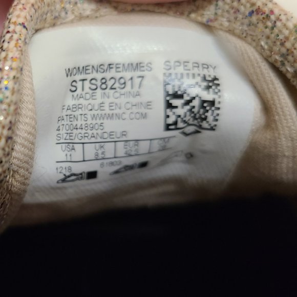 Sperry Pier View Confetti Sparkle Sneaker - Picture 6 of 9